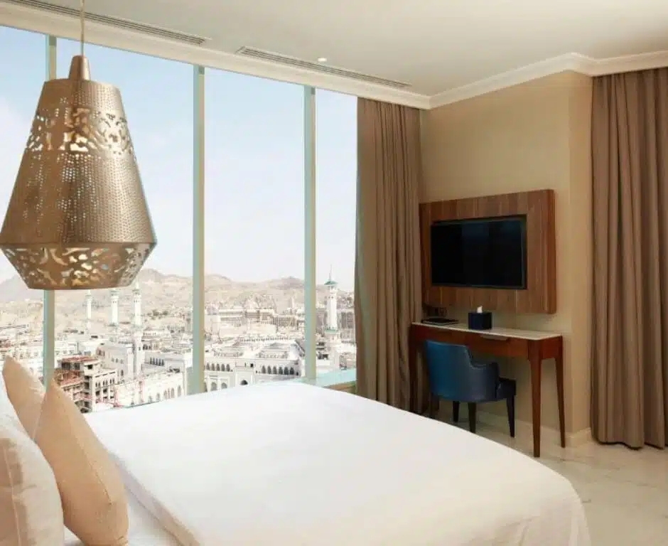 Room with a view of Masjid Al-Haram at Shaza Makkah Hotel