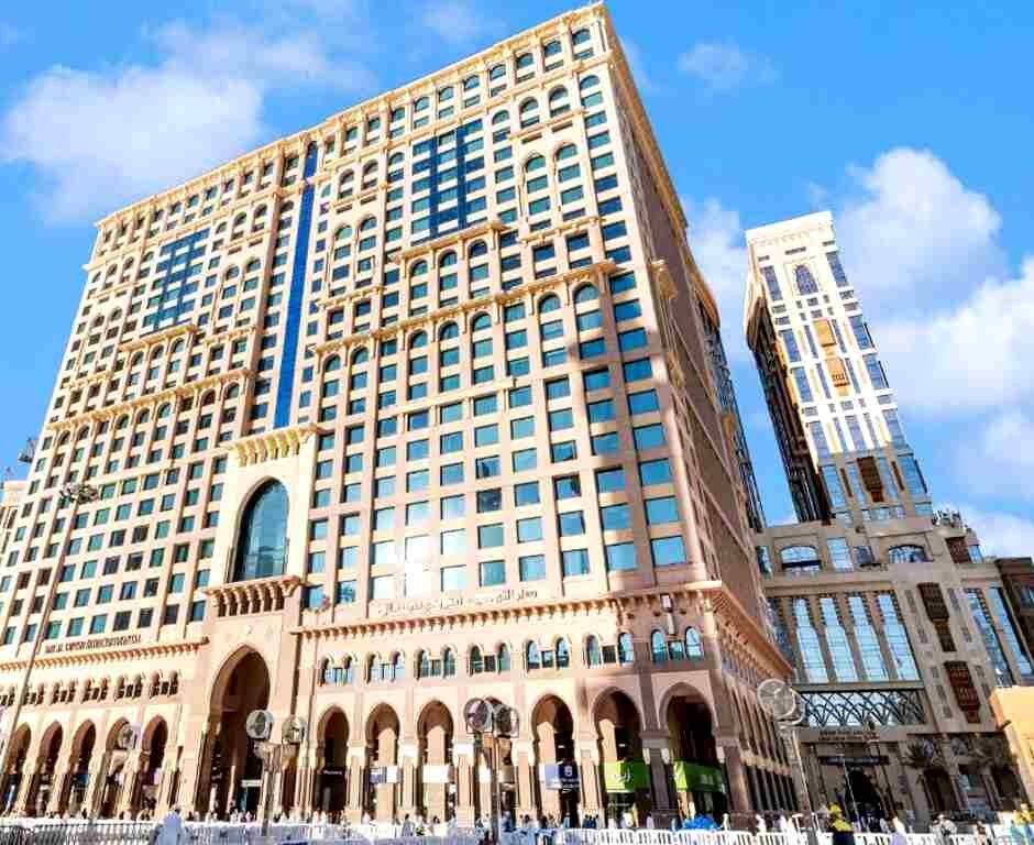 Front view of InterContinental Dar Al Tawhid Makkah hotel near Masjid Al Haram